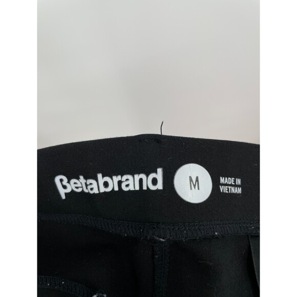 BETABRAND Classic Black Boot-Cut Pull On Yoga Pants Size M - Picture 7 of 8